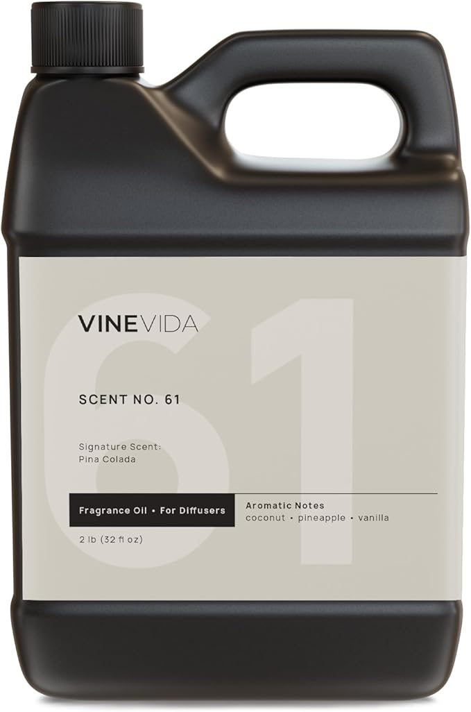 VINEVIDA [32 Fl Oz] Pina Colada Oil for Cold Air Diffusers, Essential Oils for Diffuser Oil Refill & Air Freshener Room Spray