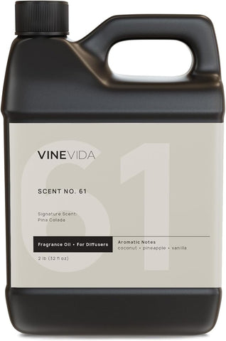 VINEVIDA [32 Fl Oz] Pina Colada Oil for Cold Air Diffusers, Essential Oils for Diffuser Oil Refill & Air Freshener Room Spray