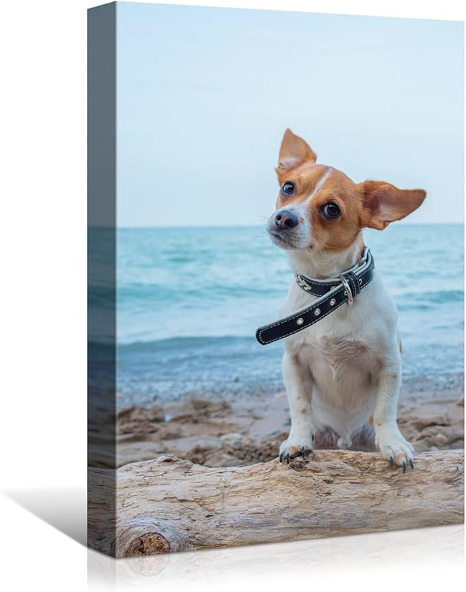 Looife Custom Canvas Prints, Personalized Wall Art with Your Photo on Canvas - 24"x36"