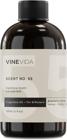 VINEVIDA [4 Fl Oz] Oatmeal Milk Fragrance Oil for Cold Air Diffusers, Essential Oils for Diffuser Oil Refill & Air Freshener Room Spray
