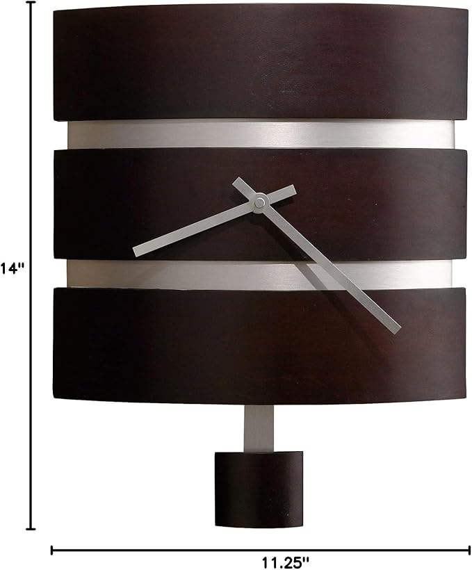 Howard Miller Garden City Wall Clock II 547-684 – Rectangular with Quartz Movement