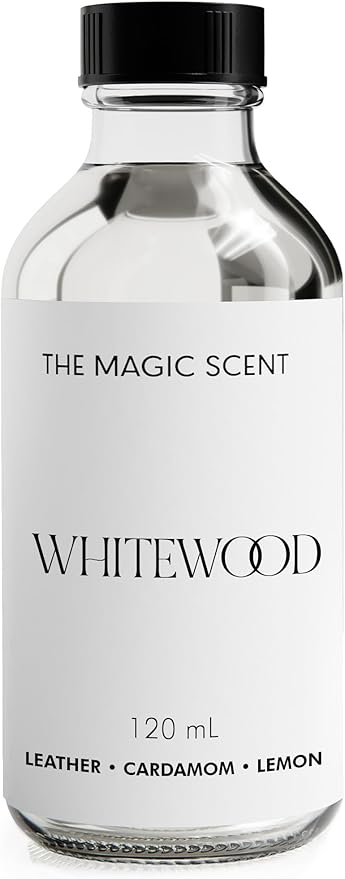 Whitewood Diffuser Oil - Hotel & Home Luxury Scents Inspired by 1 Hotel Miami Beach, Compare to My Way Diffuser Oil Scents for Home, Designed for Use in All Diffusers - 4 fl oz, 120 mL
