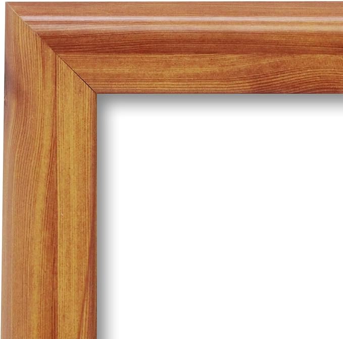 SnapeZo 11.7 x 16.5 (A3 Euro) Wood Effect Poster Frame, Front-Loading, Wall Mount, Aluminum 1" Profile, Sleek Series