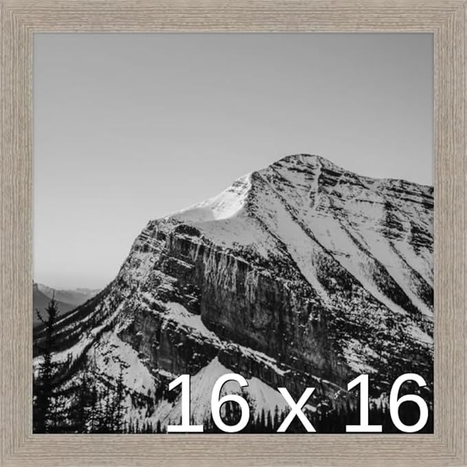 Frame It Easy 16 x 16 Rustic Gray Wood Frame (Derby)