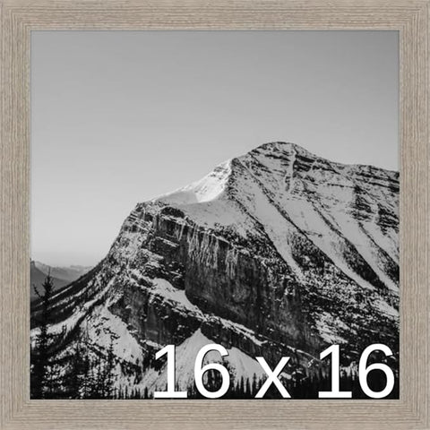 Frame It Easy 16 x 16 Rustic Gray Wood Frame (Derby)