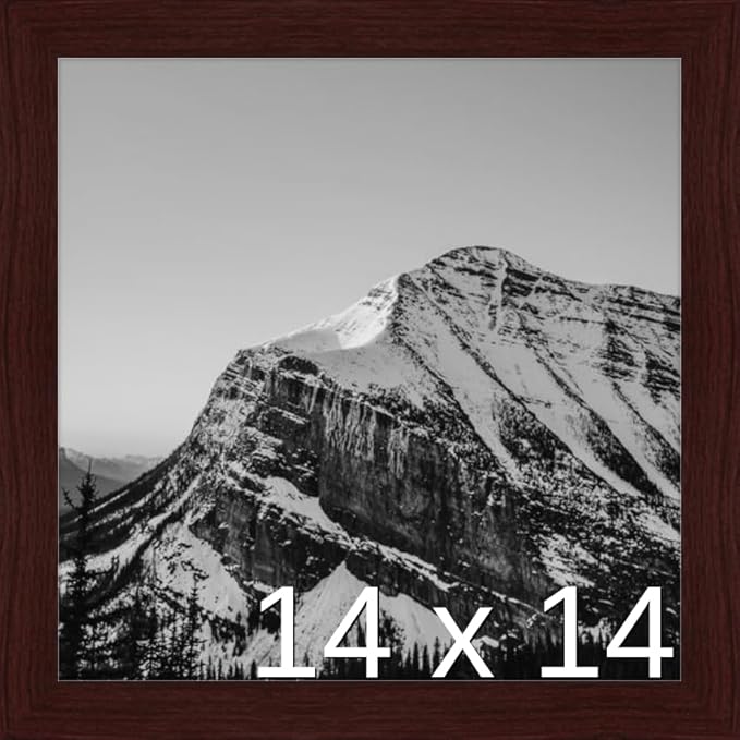 Frame It Easy 14 x 14 Merlot Wood Frame (Derby)