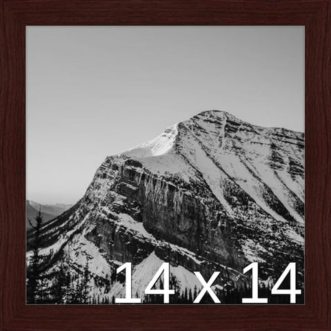 Frame It Easy 14 x 14 Merlot Wood Frame (Derby)