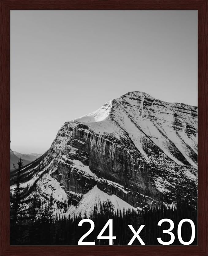 Frame It Easy 24 x 30 Merlot Wood Frame (Derby)