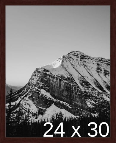 Frame It Easy 24 x 30 Merlot Wood Frame (Derby)