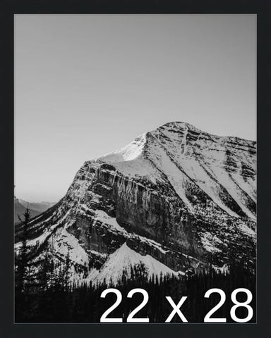 Frame It Easy 22 x 28 Black Wood Frame (Derby)