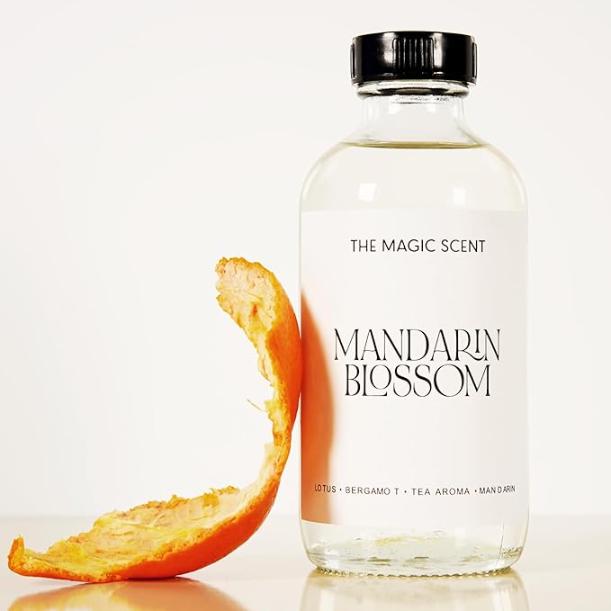 Mandarin Blossom Diffuser Oil - Hotel & Home Luxury Scents Inspired by St. Regis Hotel, Maldives - Diffuser Oil Scents for Home Designed for Use in All Diffusers - 4 fl oz, 120 mL