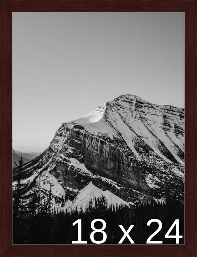 Frame It Easy 18 x 24 Merlot Wood Frame (Derby)