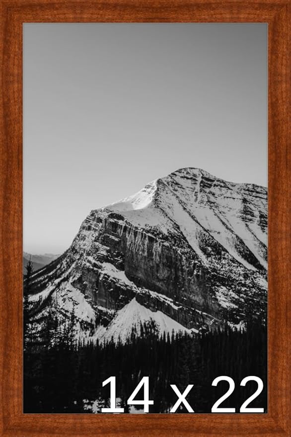 Frame It Easy 14 x 22 Russet Wood Frame (Derby)