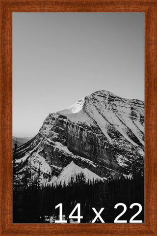 Frame It Easy 14 x 22 Russet Wood Frame (Derby)