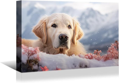 Looife Custom Canvas Prints, Custom Canvas Painting Personalized Wall Art with Your Photo on Canvas - 18"x12"