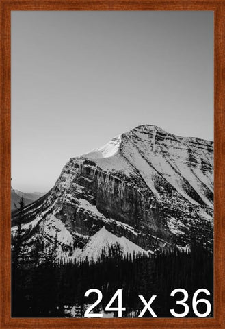 Frame It Easy 24 x 36 Russet Wood Frame (Derby)