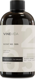 VINEVIDA [16 Fl Oz] Scent NO. 1205 Fragrance Oil for Cold Air Diffusers, Aromatic Notes of Dark Musk Oud Wood, Essential Oils for Diffuser Oil Refill & Air Freshener Room Spray