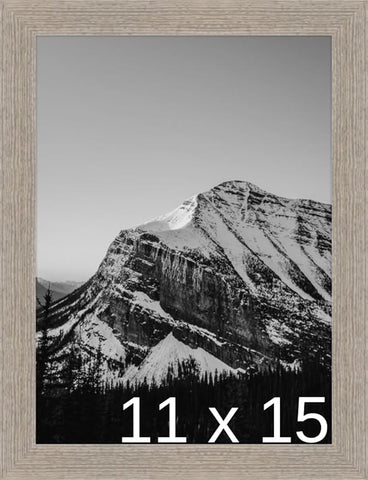 Frame It Easy 11 x 15 Rustic Gray Wood Frame (Derby)