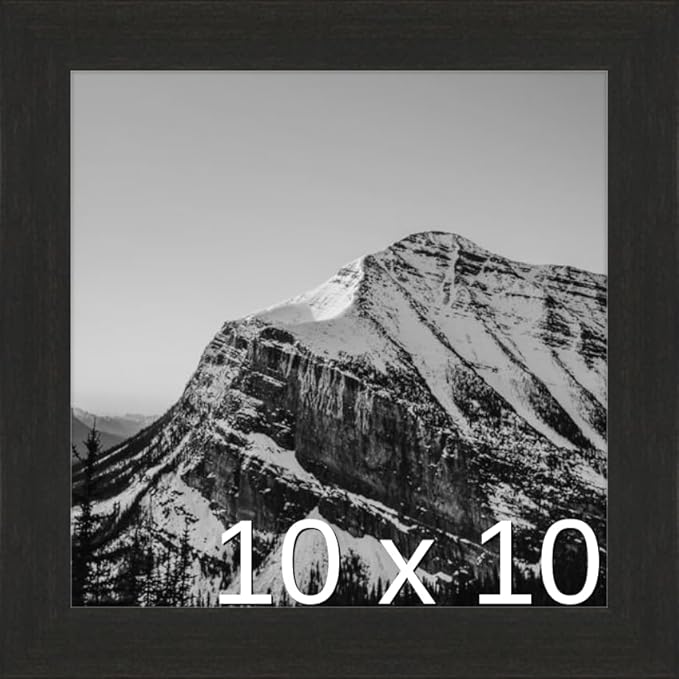 Frame It Easy 10 x 10 Coffee Wood Frame (Derby)