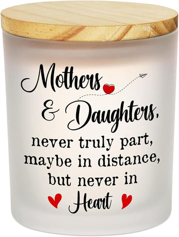 TEEZWONDER Mom Birthday Gifts from Daughter Son - Long Lasting Vanilla Lavender Candle 10 oz - Mom Gifts for Women Mama Gift Ideas Scented Candles for Women Mother Daughter Gift Ideas