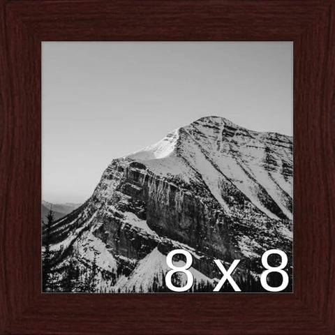 Frame It Easy 8 x 8 Merlot Wood Frame (Derby)