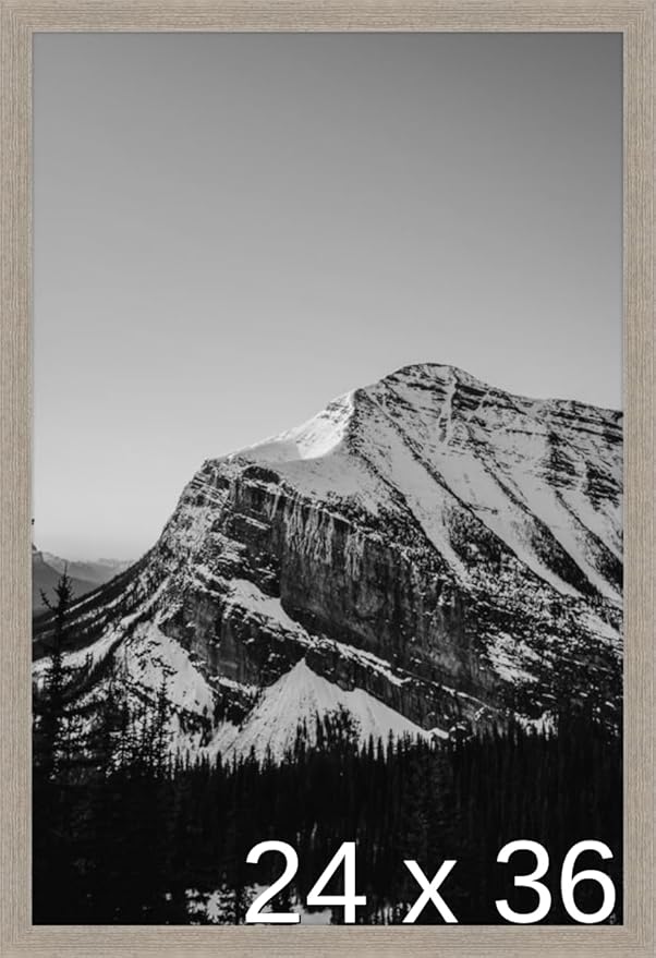 Frame It Easy 24 x 36 Rustic Gray Wood Frame (Derby)