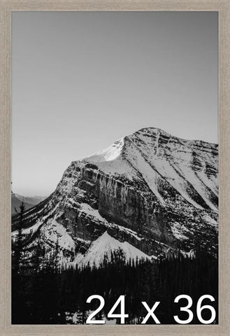 Frame It Easy 24 x 36 Rustic Gray Wood Frame (Derby)