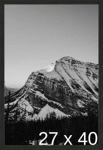 Frame It Easy 27 x 40 Coffee Wood Frame (Derby)