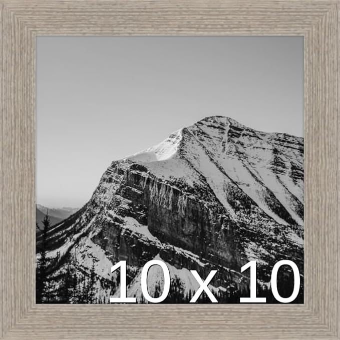 Frame It Easy 10 x 10 Rustic Gray Wood Frame (Derby)