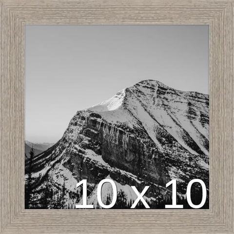 Frame It Easy 10 x 10 Rustic Gray Wood Frame (Derby)