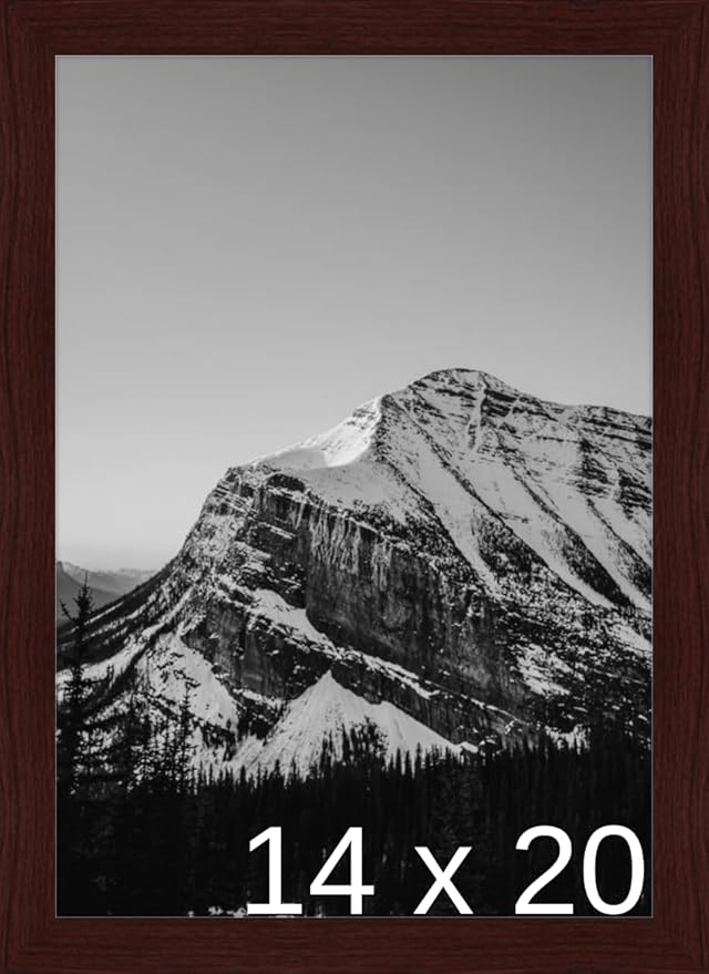 Frame It Easy 14 x 20 Merlot Wood Frame (Derby)