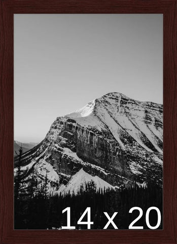 Frame It Easy 14 x 20 Merlot Wood Frame (Derby)