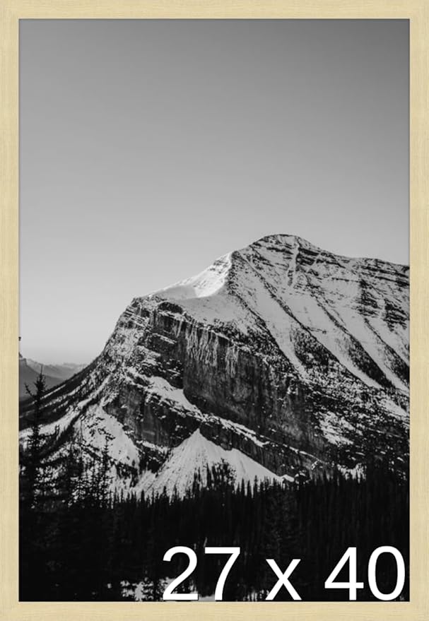 Frame It Easy 27 x 40 Wheat Wood Frame (Derby)