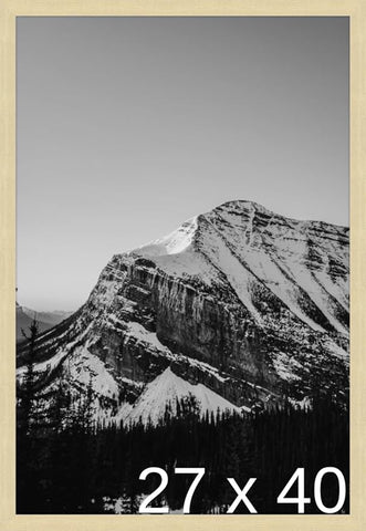 Frame It Easy 27 x 40 Wheat Wood Frame (Derby)
