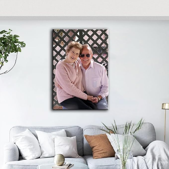 Looife 36"x48" Custom Canvas Prints with Your Photo, Custom Personalized Wall Art with Your Photo on Canvas for Wall Decor