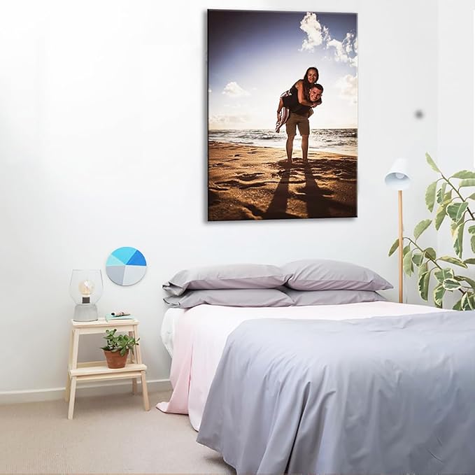 Looife Custom Canvas Prints, Personalized Wall Art with Your Photo on Canvas - 12"x18"