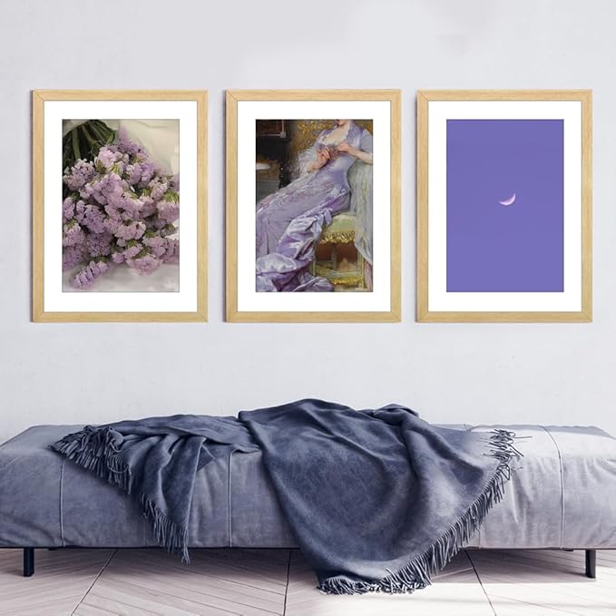 THREELOVE 20x27 Frame Wood Color, Display Picture 16x24 with mat or 20x27 Without mat, Photo Poster Picture Frame Wall Mounting Home Decor, 1-PCS