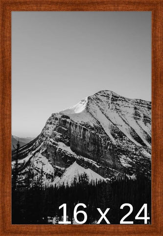 Frame It Easy 16 x 24 Russet Wood Frame (Derby)