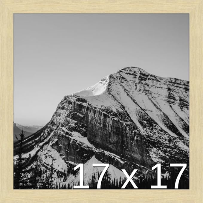Frame It Easy 17 x 17 Wheat Wood Frame (Derby)