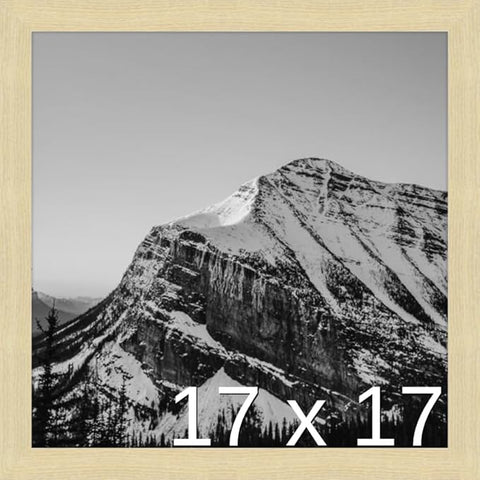 Frame It Easy 17 x 17 Wheat Wood Frame (Derby)