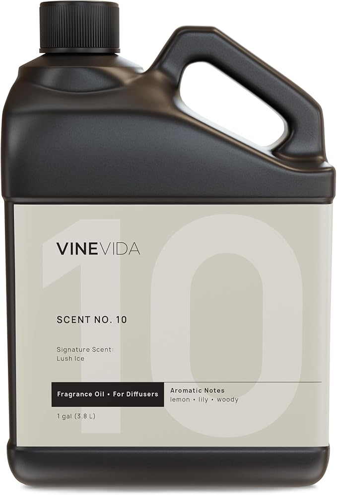 VINEVIDA Lush Ice Fragrance Oil for Cold Air Diffusers - Gallon(128 Fl Oz) - Essential Oils for Diffuser Oil Refill & Air Freshener Room Spray