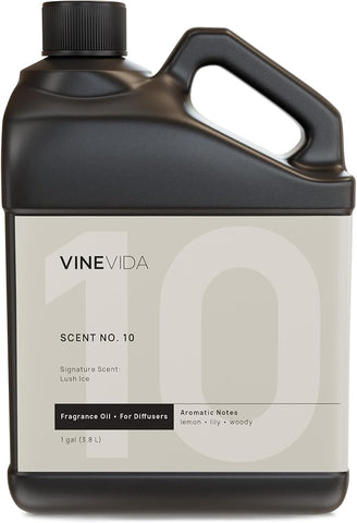 VINEVIDA Lush Ice Fragrance Oil for Cold Air Diffusers - Gallon(128 Fl Oz) - Essential Oils for Diffuser Oil Refill & Air Freshener Room Spray