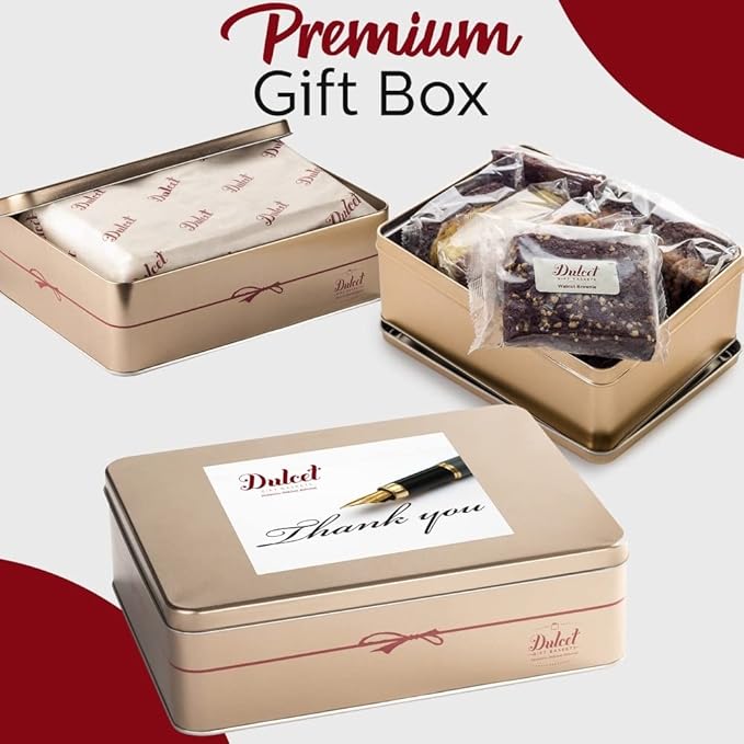 Gourmet Food Gift Baskets, Thank You Gift Baskets for Women, Friend, College, Couples, Husband, Wife, Co-workers, Him & Her By Dulcet Gift Baskets