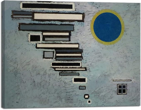 Wieco Art Canvas Wall Art Wassily Kandinsky Unequal 1932 Picture Print of Famous Paintings Canvas Prints Abstract Wall Art for Home Decor office decorationsand