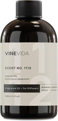 VINEVIDA [4 Fl Oz] Scent NO. 1112 Fragrance Oil for Cold Air Diffusers, Aromatic Notes of Amber Citrus Spearmint, Essential Oils for Diffuser Oil Refill & Air Freshener Room Spray