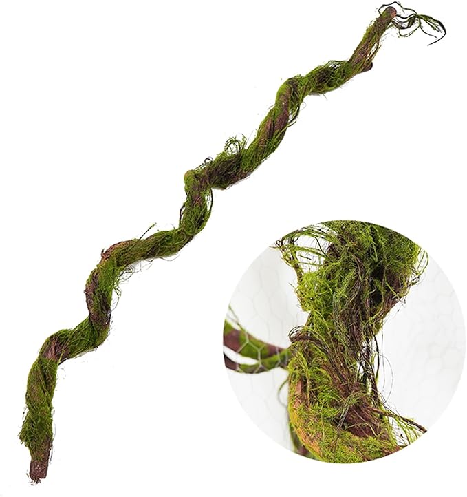 74.8" Large Fake Cherry Blossom Tree Artificial Branches Vine Room Door Wall Ceiling Hanging Plants Twigs Rattan Thick Trunk for Garden Wedding X'Mas Halloween Outdoor Jungle Decoration