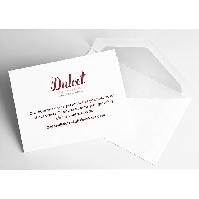Dulcet Gift Basket Premium Assortment of Gourmet Baked Goods - VIP Gift Basket for All Occasions - Birthday, Sympathy, Thank You Present, Get Well, Back to School, and More.
