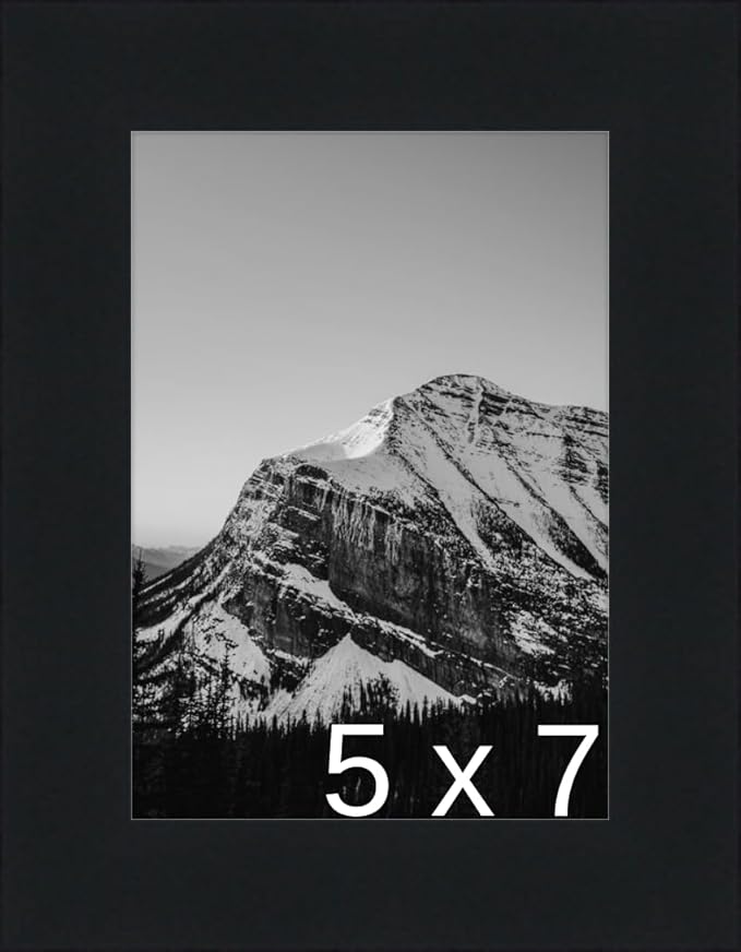 Frame It Easy 5 x 7 Black Wood Frame (Derby)
