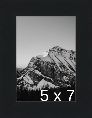 Frame It Easy 5 x 7 Black Wood Frame (Derby)