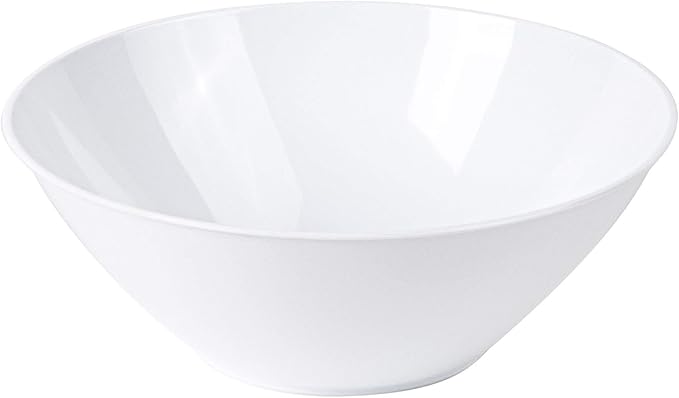 [6 OZ 200 Count] White Plastic Organic Party Dessert bowls Premium heavyweight Elegant Disposable Tableware Dishes